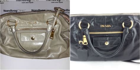 how to clean prada calf leather bag|Prada purse restoration.